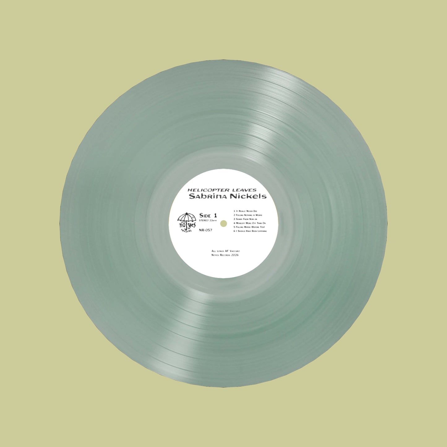 Sabrina Nickels Limited Edition 12" Vinyl